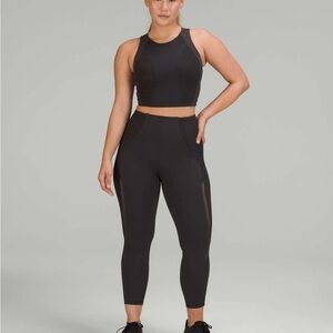 lululemon everlux and mesh contour fit super high rise training tights